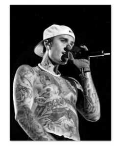 Justin Bieber Poster, Justin Bieber Canvas, Limited Edition, Multiple Sizes