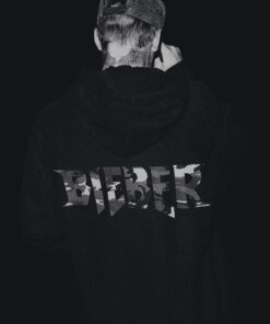 Justin Bieber Poster, Justin Bieber Canvas, Modern Music Wall Art, Minimalist Celebrity Print