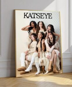 KATSEYE Album Poster, K-Pop Music Wall Art