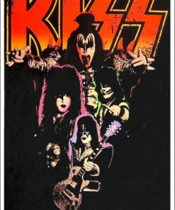 KISS Neon Blacklight Poster