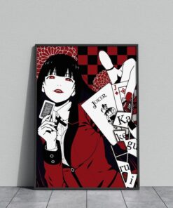 Kakegurui Poster, Anime Wall Art, Movie Print