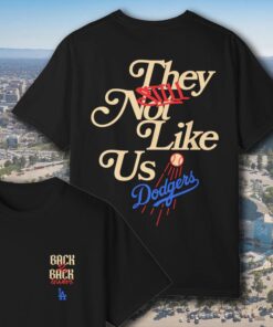 LA Dodgers Back2Back Champs T-Shirt, They Still Not Like Us Sports Fan Apparel