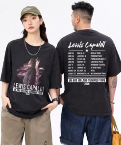 Lewis Capaldi Tour 2026 Shirt, UK & Ireland Tour T-Shirt, Lewis Capaldi Merch