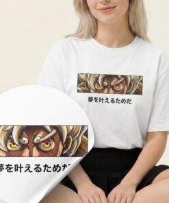 Luffy Gear 5 90s Anime Shirt, Sun God Nika Manga Tee, Soft Grunge Aesthetic T-shirt, Japanese Streetwear, Luffy Eyes Graphic Tee, Anime Gift