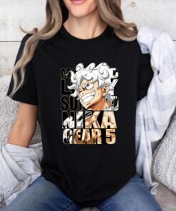 Luffy Gear 5 T Shirt, One Piece Anime Shirt, Sun God Nika Tee, Monkey D Luffy Graphic, Otaku Streetwear Gift