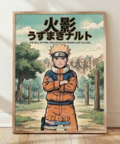 Masashi Kishimoto 1999 Naruto Shippuden Home Decor, Wall Art Print Poster, Anime Manga Gift
