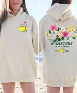 Masters Tournament Amen Corner Floral Golf T-Shirt, Distressed Augusta Graphic, Masters Golf Tournament Shirt