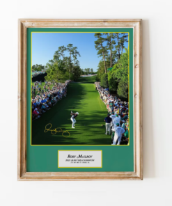 Mcilroy 2025 Masters Winner Poster & Canvas, Career Grand Slam Decor Tribute