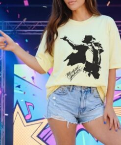 Michael Jackson Silhouette Shirt, 80s Pop Icon Music Legend Tee