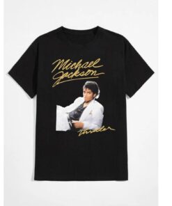 Michael Jackson Thriller T-Shirt, King of Pop Vintage Tee Y2K