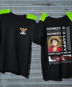 Monkey D. Luffy One Piece Graphic T-Shirt, Luffy Straw Hat Anime Tee