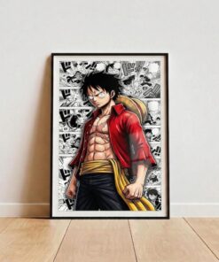 Monkey D. Luffy Straw Hat Pirate Poster, Matte Vertical Poster