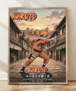 Naruto Masashi Kishimoto 2002 Hidden Leaf Village Wall Art Decor Home Print Poster Gift