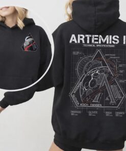 Nasa Artemis II SLS Launch Hoodie, Space Moon Mission Tee, Artemis II 2026 Rocket Launch T-Shirt