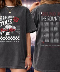 New Show Added Bruno Mars The Romantic Tour 2026 Shirt