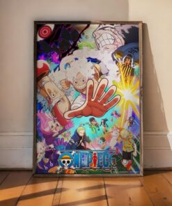 One Piece Egghead Arc Poster (Frame not included) - Gear 5 Luffy Zoro Vegapunk High Quality Poster - Futuristic Manga Wall Art