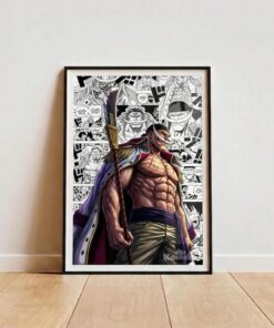 One Piece Whitebeard Manga Collage Poster, Matte Vertical Poster