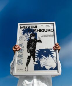 Poster Print Fanart of a Jujutsu Sorcerer's Apprentice, Sorcery Combat, Wall Art Summoning and Cursed Energy, Dark Fantasy Manga Wall Decoration