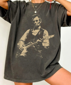 President Abraham Lincoln Playing Guitar Abe Lincoln T-Shirt