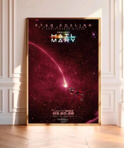 Project Hail Mary Movie Poster,High Quality Canvas Print, Wall Art, Room Decor