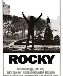 Rocky Black & White Movie Poster
