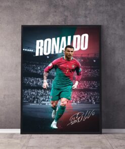 Ronaldo Posters, Famous Soccer Players, Cristiano Ronaldo, club Al Nassr and the Portugal national team