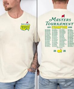 Rory McIlroy Back to Back Champion Shirt, Golf Champion Tee