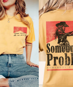 Somebody's Problem Vintage 90s Country Tee, Western Music Festival Shirt