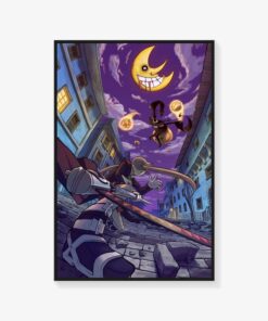 Soul Eater Poster, Japan Anime Poster, Poster Print, Canvas Art Poster Wall Art Picture Print Modern Family bedroom Decor Posters