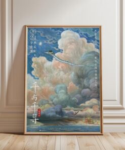 Spirited Away Movie Poster, Wall Art Home Decor, Anime Manga Poster Print, Japanese Wall Decor, Famous Movie Anime print