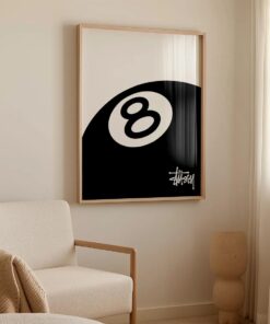 Stussy 8 Ball Poster