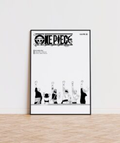 The Oda Collection - The Sacrifice, AnimeManga Pirate Poster, Japanese Print, Shonen Art, Minimalist Wall Decor, Otaku Gift