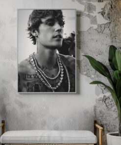 Timeless Justin Bieber Coachella Poster Vintage Purpose Album Art Y2K Live Concert Pop Singer Wall Mount Pop Singer Celebrity Print
