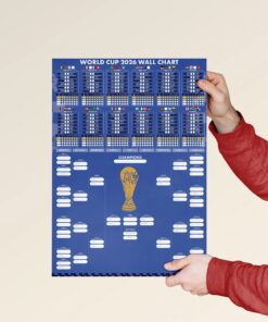 Track Every Match in Style 2026 FIFA World Cup Wall Chart Updated Version