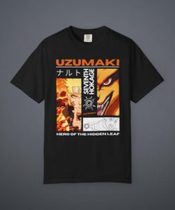 Uzumaki Naruto Anime T-Shirt, Naruto Manga Graphic Tee