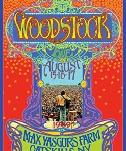 Woodstock Max Yasgurs Farm Concert Poster