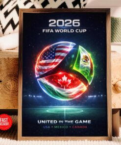 World Cup Poster Print 2026, Soccer Football World Cup Poster 2026, Soccer Gift, Soccer Wall Art