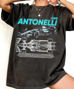 Kimi Antonelli F1 Racing Shirt, F1 Gift for Antonelli Fan, Antonelli Formula 1 T-Shirt, Vintage Racing Fan Tee