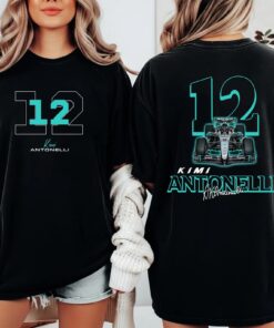 Kimi Antonelli F1 Shirt, Antonelli Formula 1 Tee, Vintage Racing T-Shirt, F1 Fan Gift, Motorsport Graphic Top