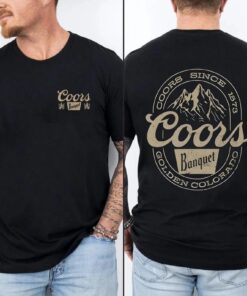 Coors Banquet Shirt, Vintage Washed Beer Graphic Tee, Retro Colorado Mountain T-Shirt, Oversized Streetwear Top