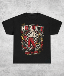 Vintage No Doubt Band Shirt, Gwen Stefani Retro 90s Rock Tee