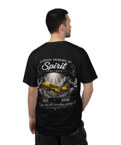 In Loving Memory of Spirit Airlines T-shirt, Memorial Airline Tribute