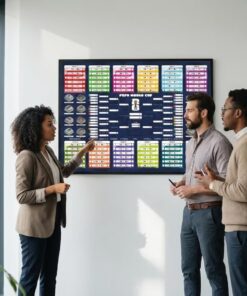 FIFA World Cup 2026 Wall Chart Poster, Printable Soccer Tournament Bracket, All Matches and Groups