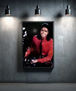 Michael Jackson King of Pop Poster & Canvas, Vintage Music Wall Art