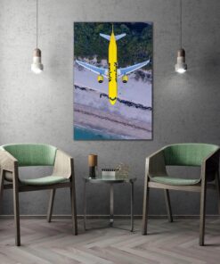 Spirit Airlines A321-271NX - N745NK - Departing out of Fort Lauderdale International Airport – Fine Art Aerial Photography