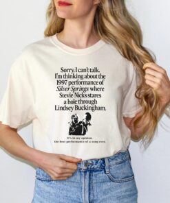 1997 Silver Springs Performance Tee, Stevie Nicks Lindsey Buckingham