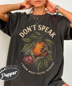 Don\t Speak Graphic Tee, 90s Rock Unisex Shirt --porcelain