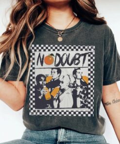 No Doubt Band Unisex Tee, 90s Ska Punk Rock Graphic Tee, Tragic Kingdom Era Orange Shirt