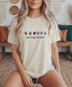 Sad Bug Summer T-Shirt, Noah Kahan Inspired Indie Aesthetic Tee