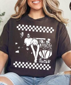 Vintage No Doubt Shirt, Retro Ska Punk Band Graphic Design, 90s Music Shirt
